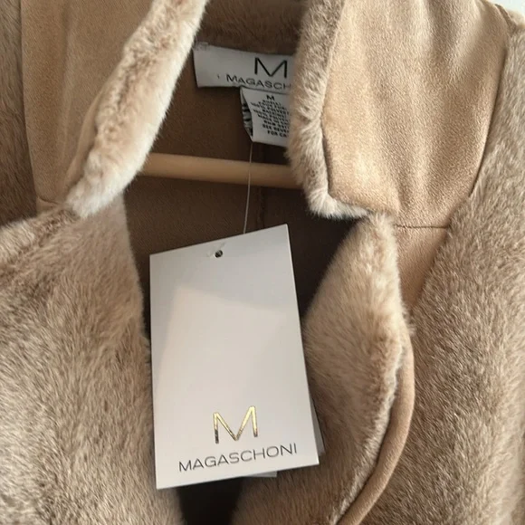 Faux Teddy Bear style coat, camel color. - Picture 9 of 10